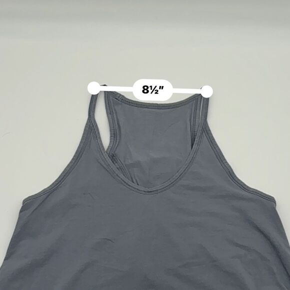 Lululemon Grey Open Back Tank - Picture 9 of 10